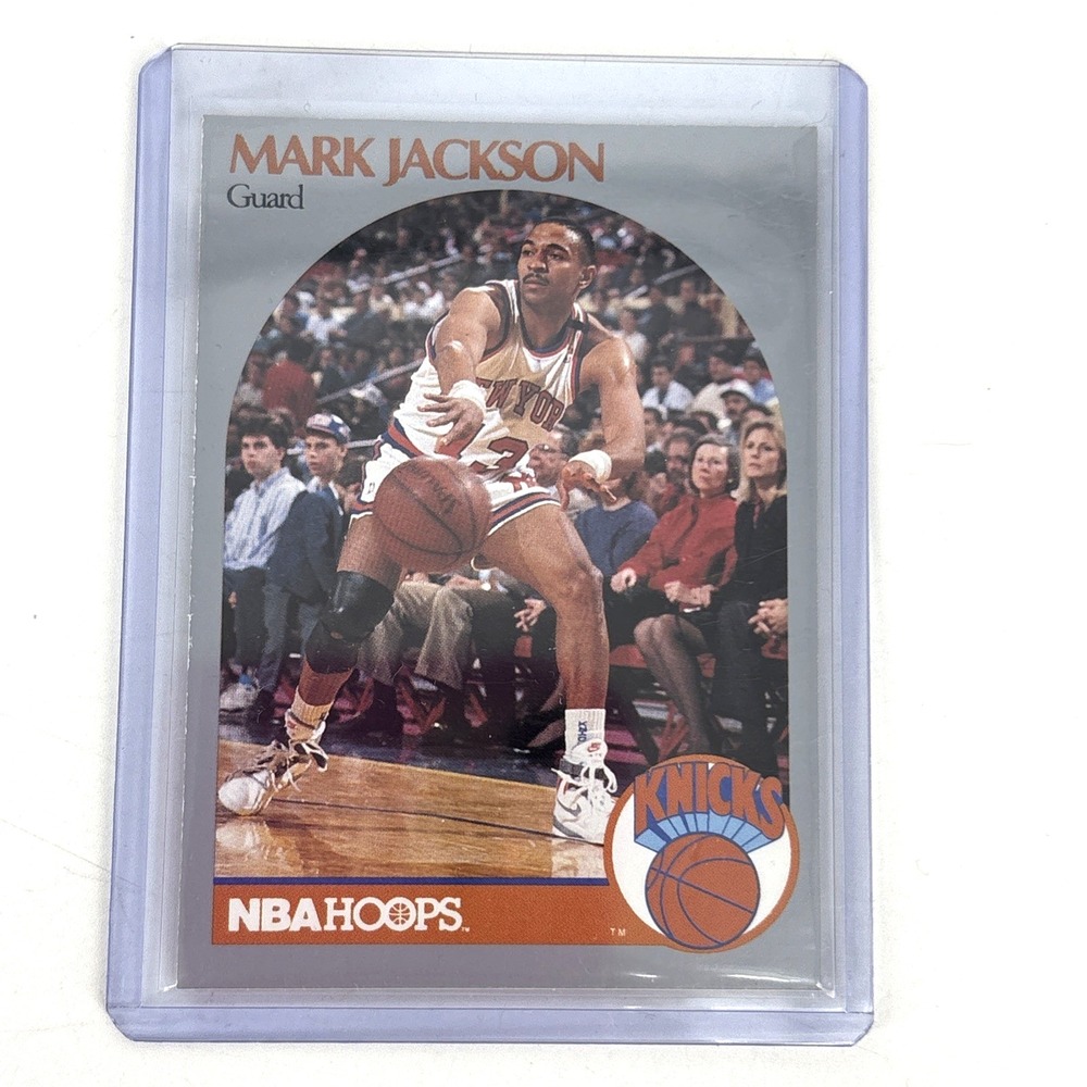 1990‎ NBA Hoops Mark Jackson Knicks Menendez Brothers Courtside